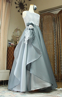 ヴァイオリン コンクールドレス グレー オーダーメイド 和歌山県