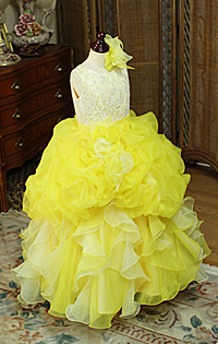 ヴァイオリン コンクールドレス イエロー オーダーメイド 神奈川県