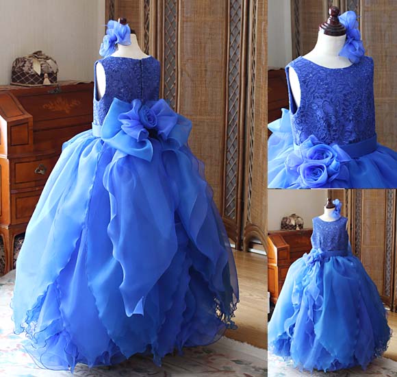 バックスタイルデザイン リーフカットのベルラインスカート オーダーメイド