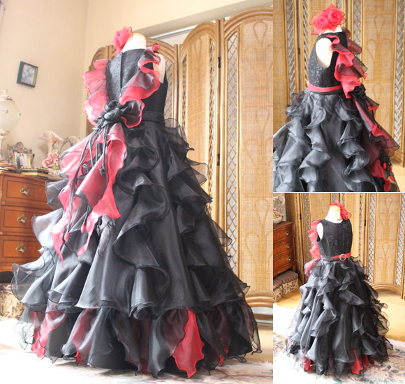 フリルデザイン スカート構成