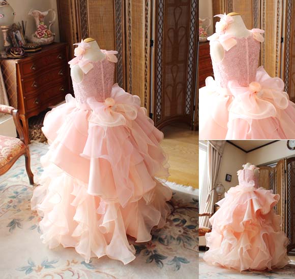 ベルラインドレス ティアードデザイン