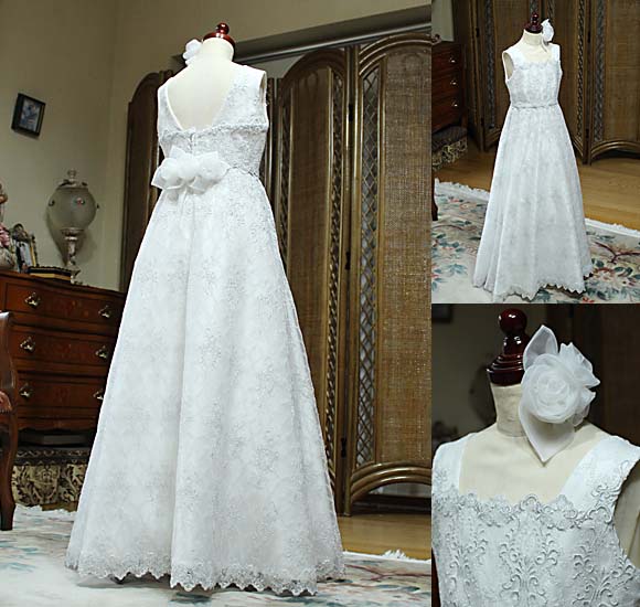 Aライン スカートシルエット バックスタイル