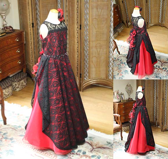 ドレスライン シルエット コンクールドレス