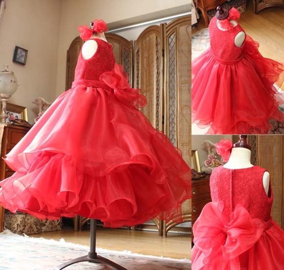 スカートデザイン ラウンドネック ヘッドドレス