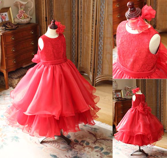 ヴァイオリンのコンクールドレス レッド 東京都