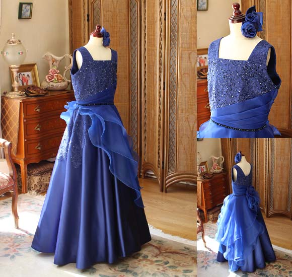 ヴァイオリン コンクールドレス ロイヤルブルー 東京都