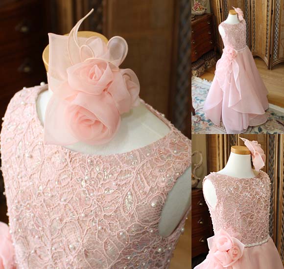 バラのヘッドドレス 髪飾り ハンドメイド