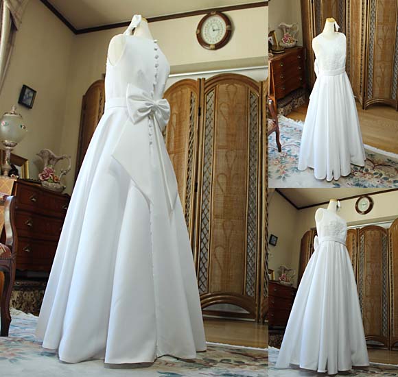 スレンダーラインドレス