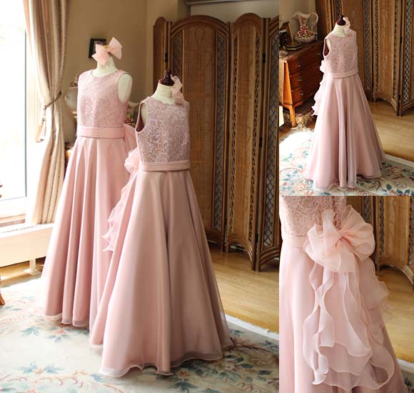 連弾コンクールドレス 姉妹でトータルデザイン オーダーメイド