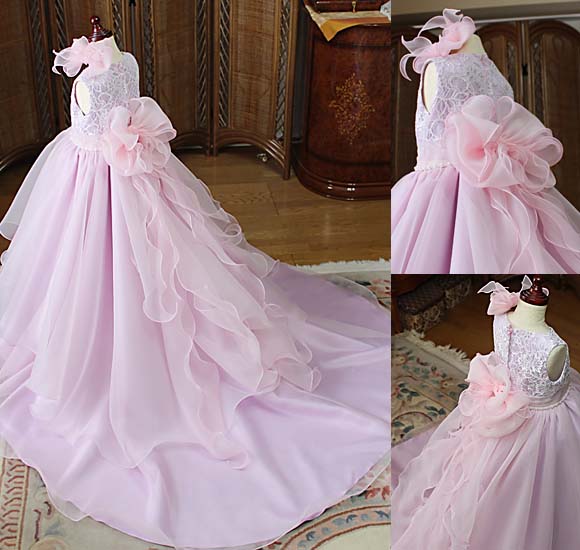 ロングトレーン リボンデザイン