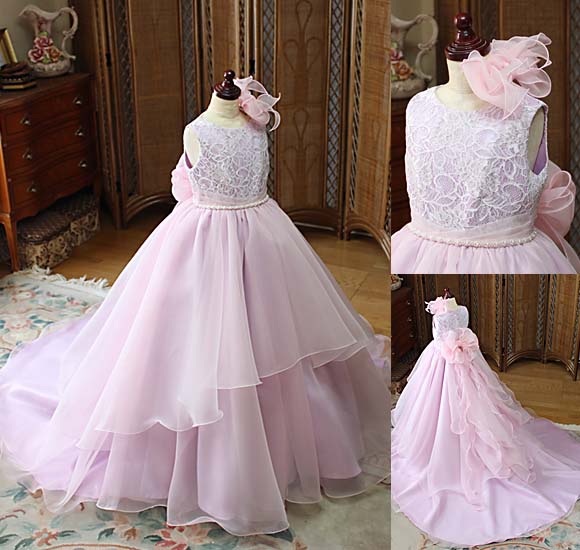 ピンクパープル ピアノ コンチェルト リサイタルドレス オーダーメイド 奈良県