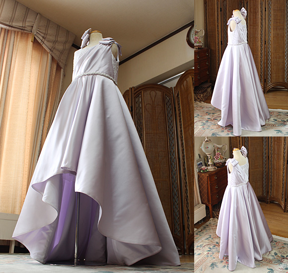 フレアAライン ドレス フィッシュテール オーダーメイド