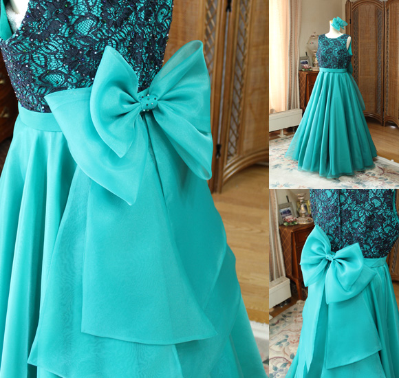 フレアAライン ドレス フィッシュテール オーダーメイド