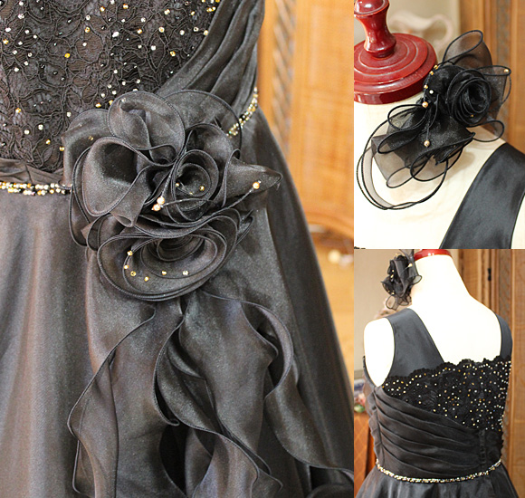 コサージュ ヘッドドレス 髪飾り