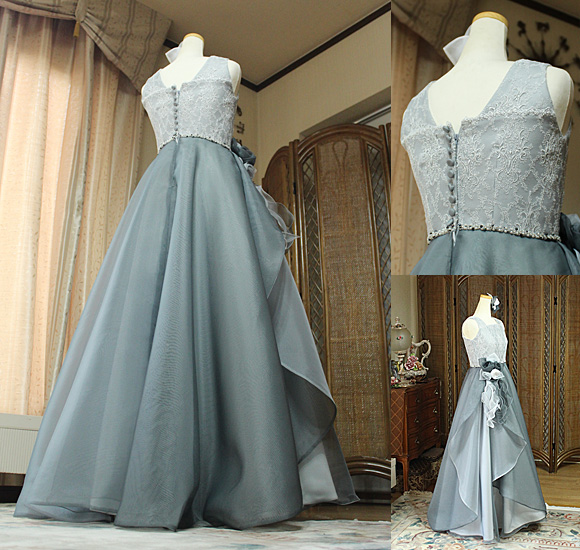 ロングドレス バックスタイル