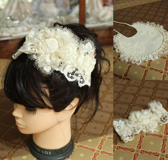 ヘッドドレス よだれかけ