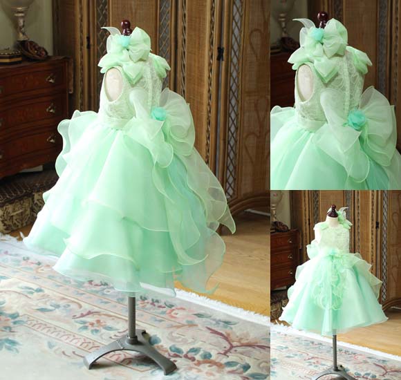 バックスタイル リボン ドレス