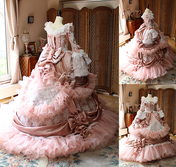 ウェディングドレス 装飾 デコルテ デザイン