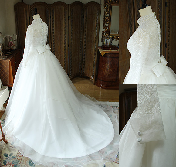 ウェディング ドレス バックスタイル