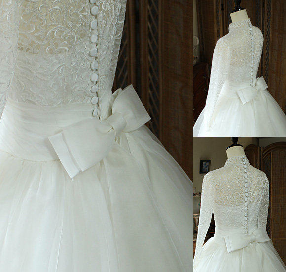 リボン くるみボタン