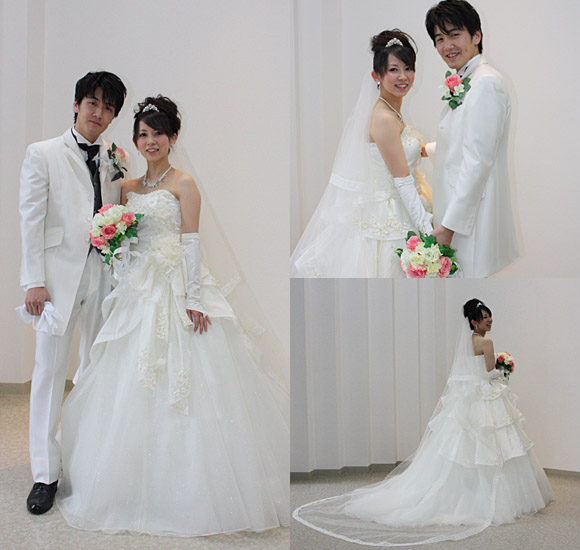 オーダーメイド ウェディングドレス 札幌市の花嫁様のウエディングドレス